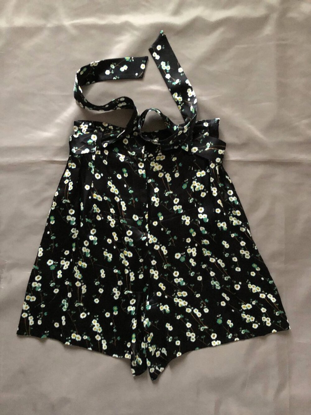 Fine Floral Print Shorts
